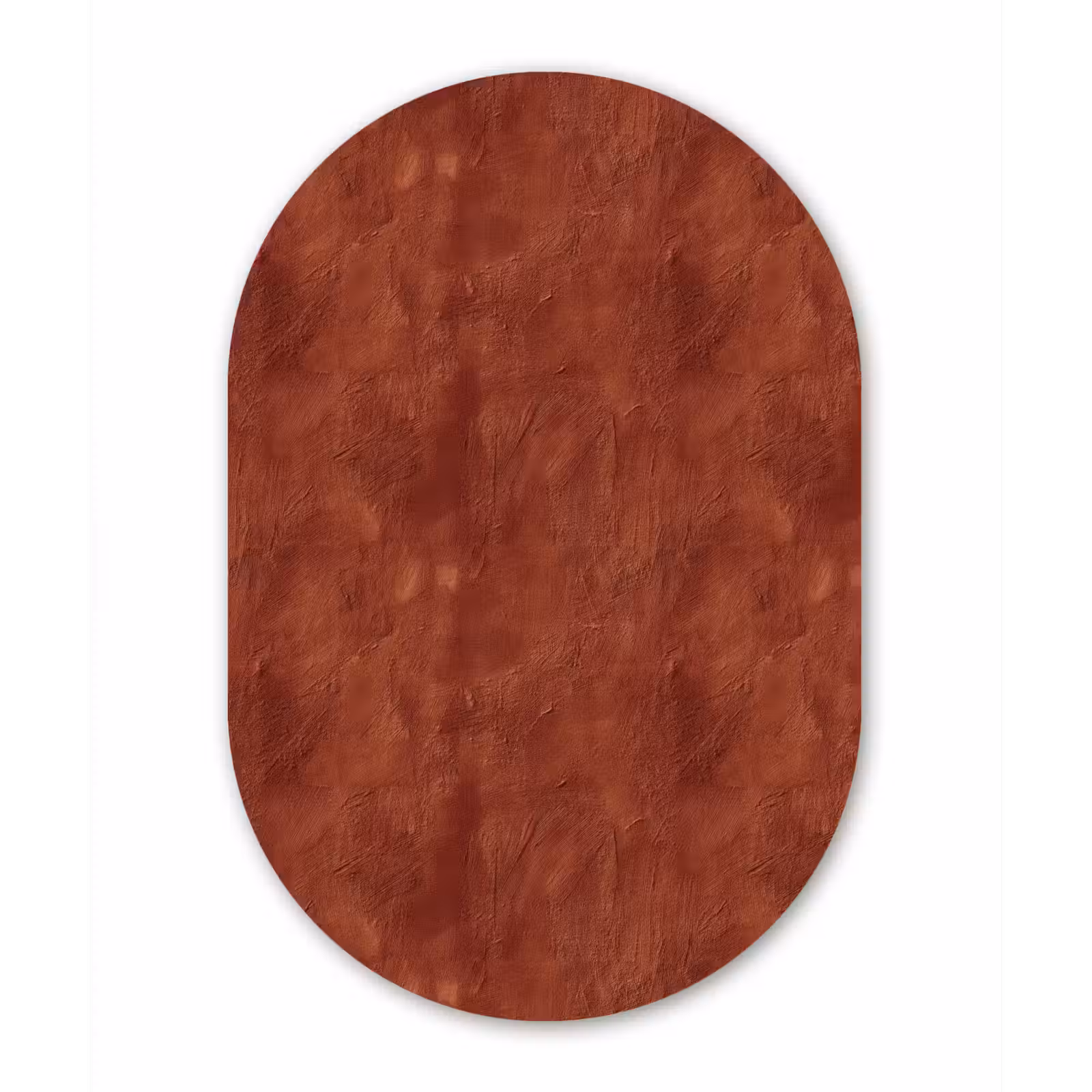 Muurovaal aluminium - Stucwerk - Textuur - Terracotta — 1