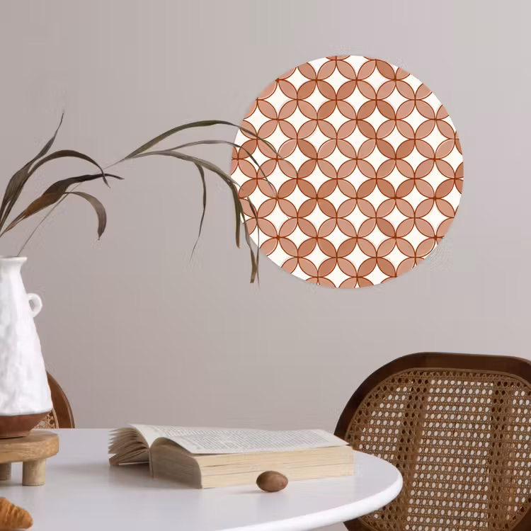 Behangcirkel - Geometrisch - Cirkels - Modern - Terracotta — 4