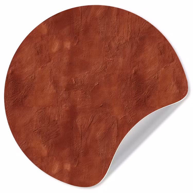Behangcirkel - Stucwerk - Textuur - Terracotta — 1