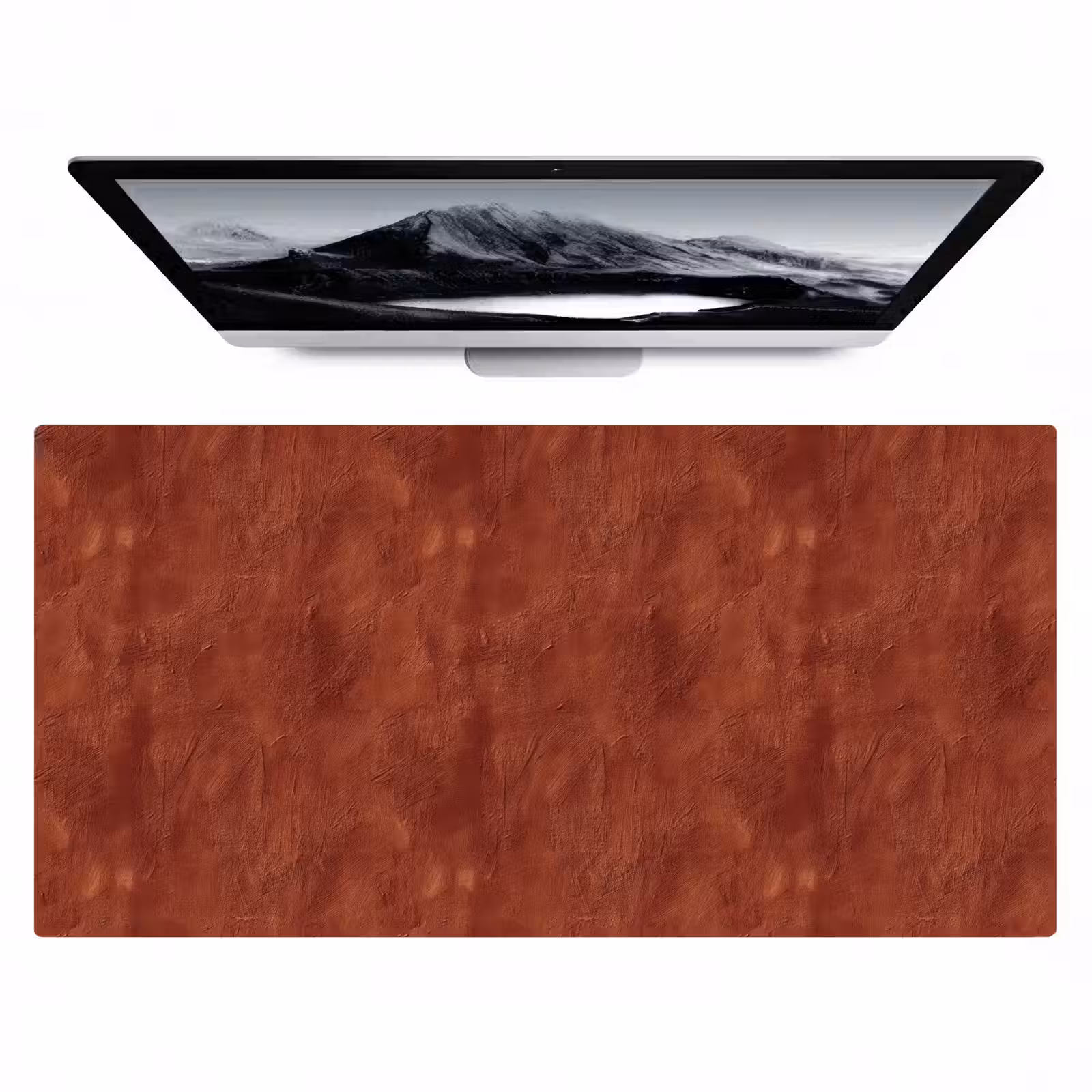 Bureau onderlegger - Stucwerk - Textuur - Terracotta — 1