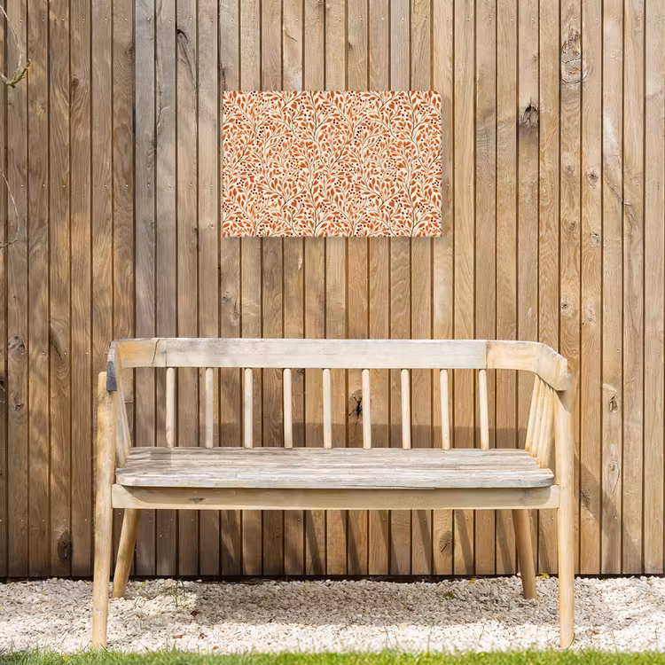 Buiten canvas - Bladeren - Botanisch - Terracotta — 3