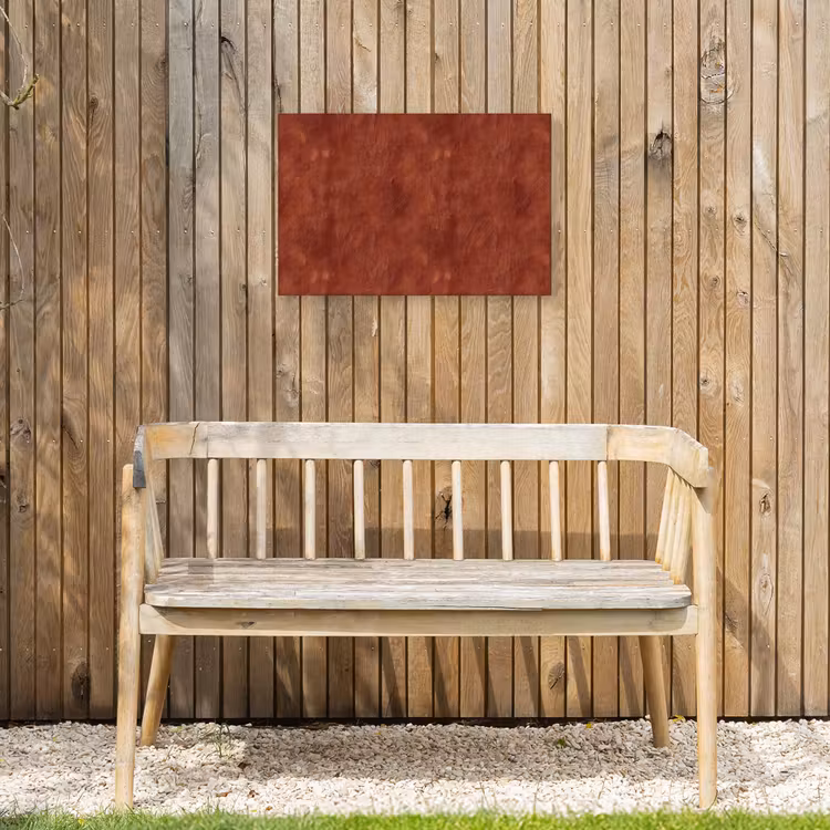 Buiten canvas - Stucwerk - Textuur - Terracotta — 3
