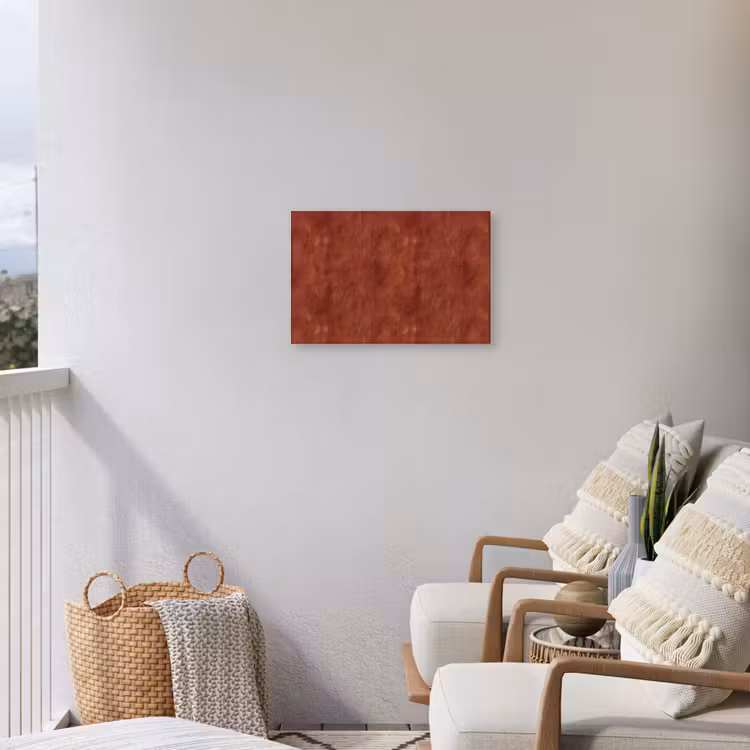 Buiten canvas - Stucwerk - Textuur - Terracotta — 4