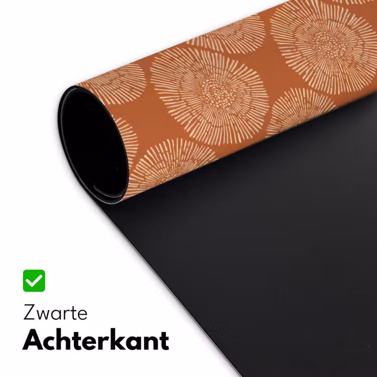 Bureau onderlegger - Cirkels - Grafisch - Patroon - Terracotta — 5