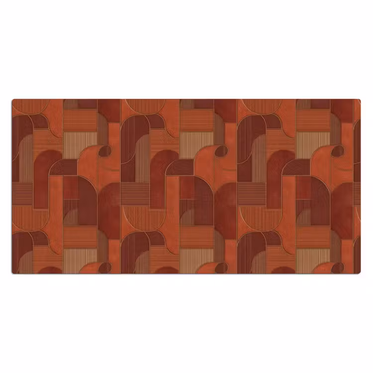Bureau onderlegger - Geometrisch - Abstract - Textuur - Bruin — 2