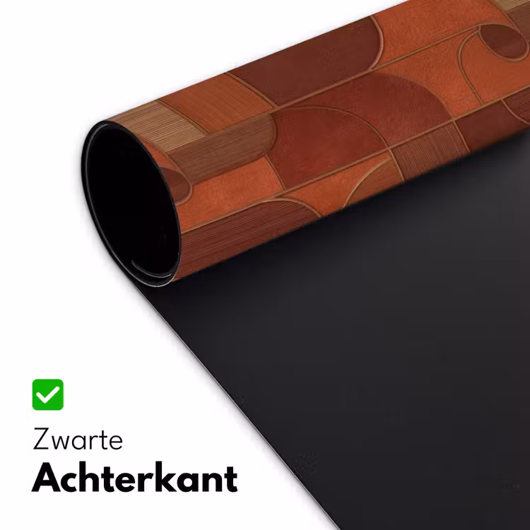 Bureau onderlegger - Geometrisch - Abstract - Textuur - Bruin — 5