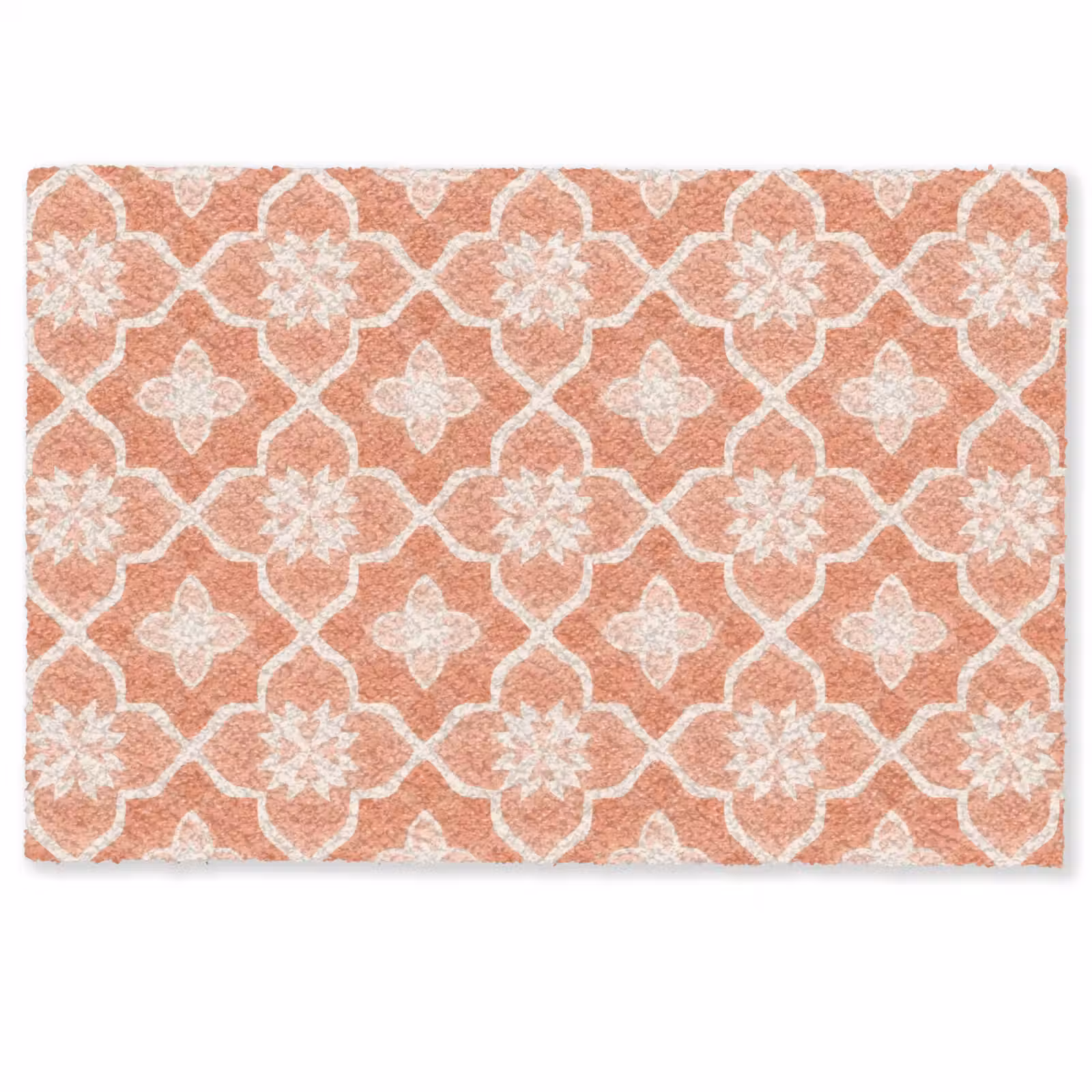 Deurmat - Tegelpatroon - Arabesk - Vintage - Terracotta — 1