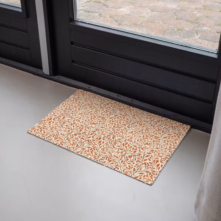 Deurmat - Bladeren - Botanisch - Terracotta — 2