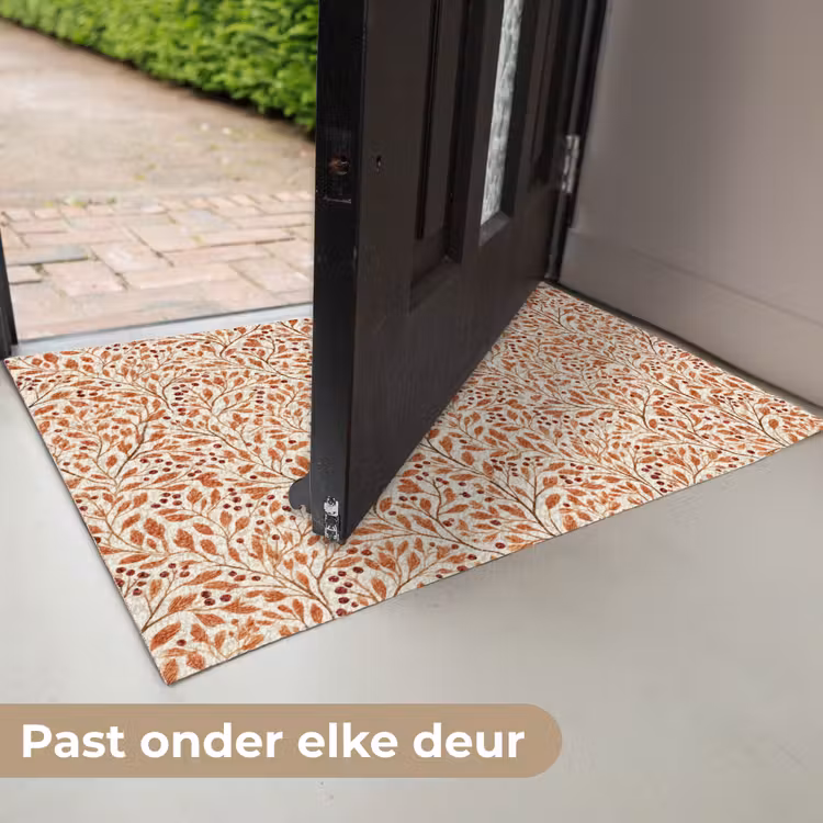 Deurmat - Bladeren - Botanisch - Terracotta — 7