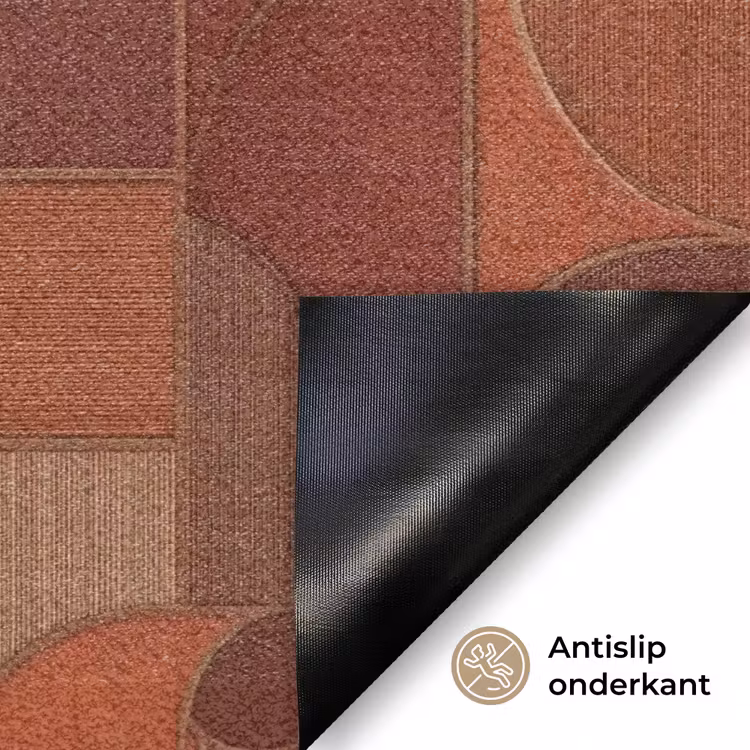Deurmat - Geometrisch - Abstract - Textuur - Bruin — 6