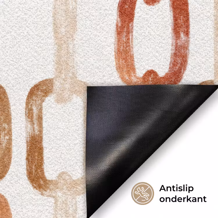 Deurmat - Schakels - Patroon - Aquarel - Terracotta — 6