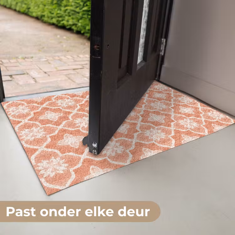 Deurmat - Tegelpatroon - Arabesk - Vintage - Terracotta — 7