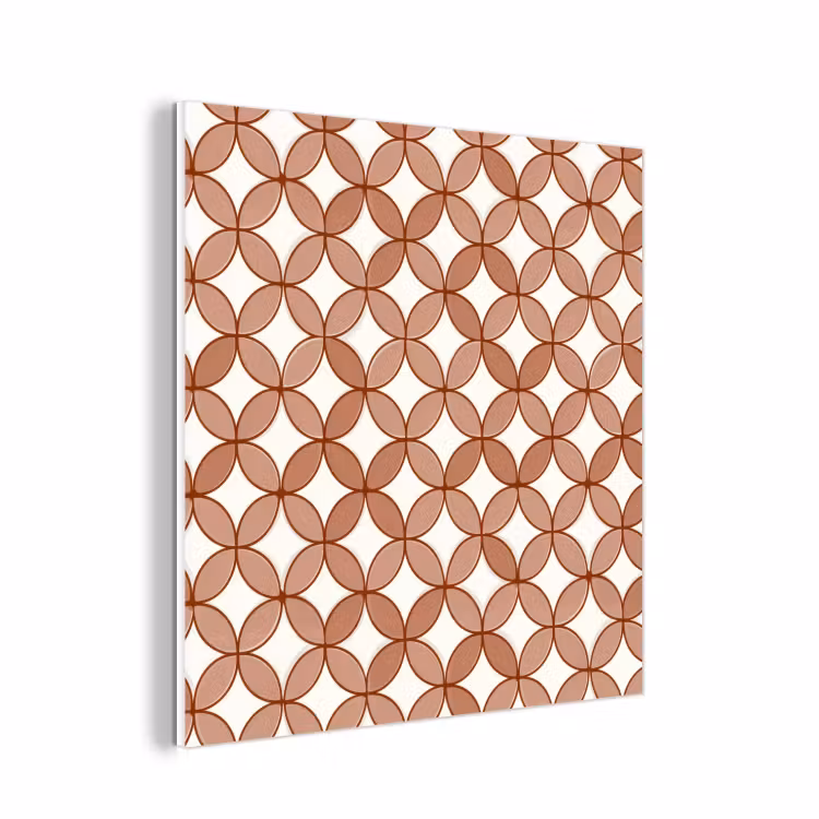 Forex - Geometrisch - Cirkels - Modern - Terracotta — 1