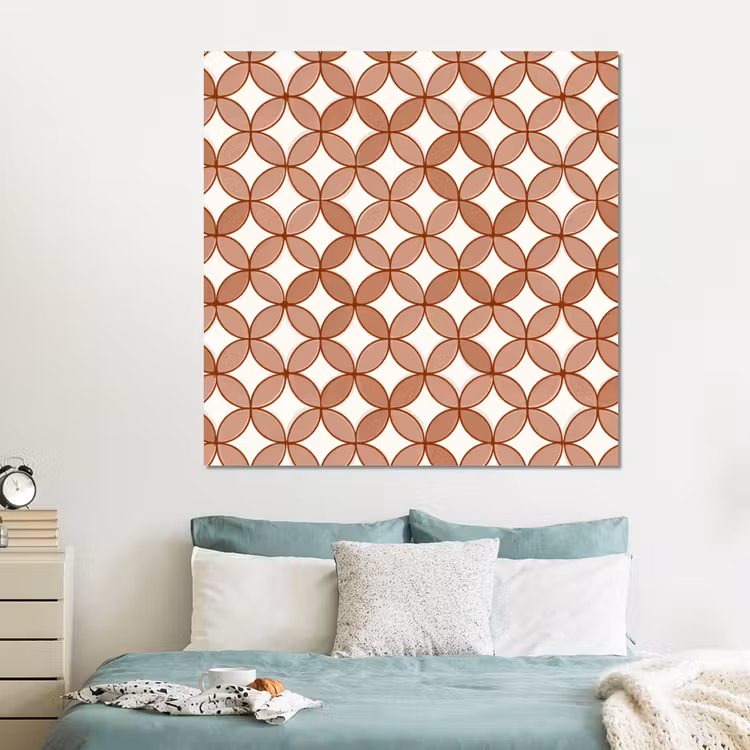 Forex - Geometrisch - Cirkels - Modern - Terracotta — 2