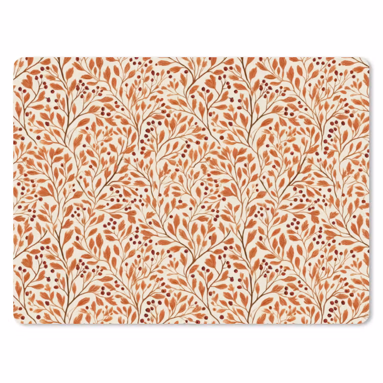 Muismat - Bladeren - Botanisch - Terracotta — 1