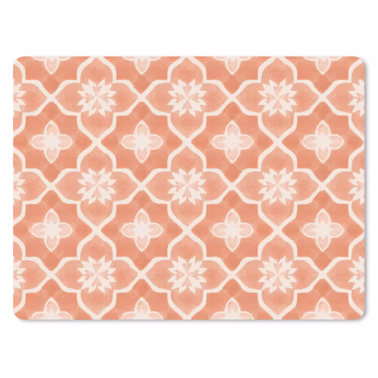 Muismat - Tegelpatroon - Arabesk - Vintage - Terracotta — 1
