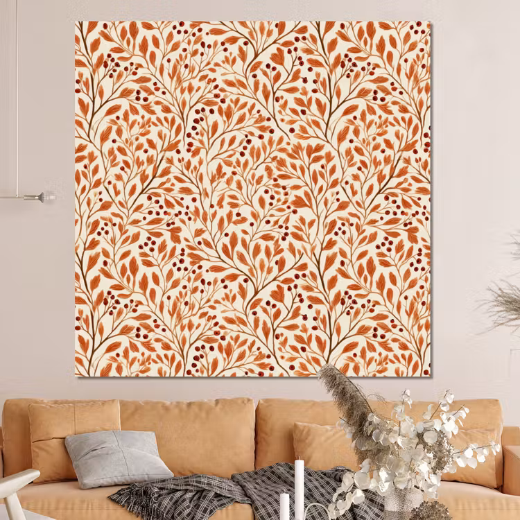 Forex - Bladeren - Botanisch - Terracotta — 4