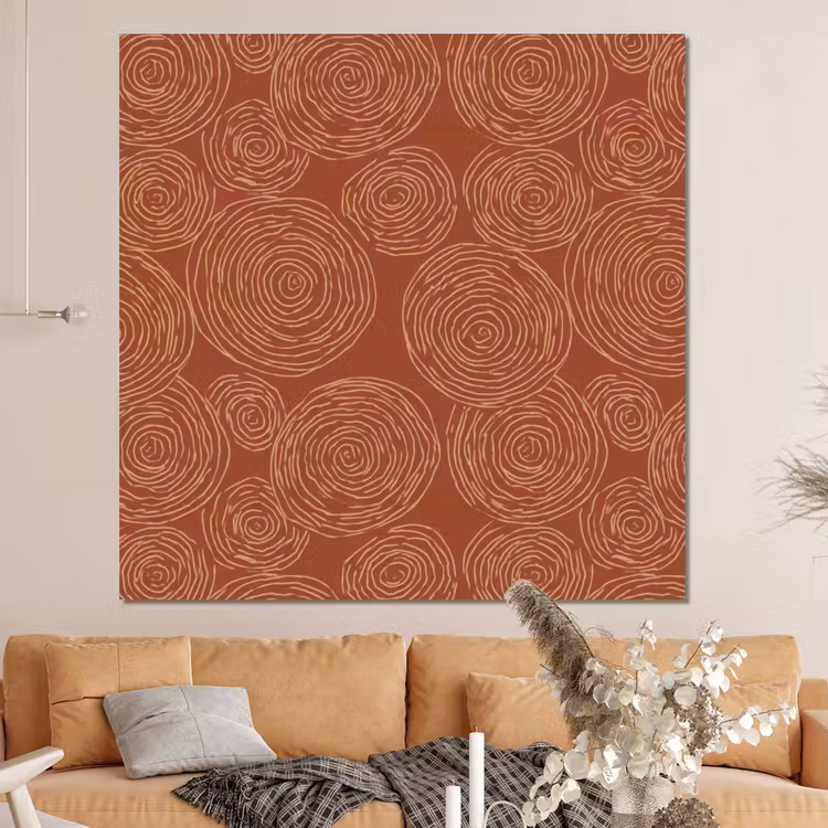 Forex - Cirkels - Abstract - Artistiek - Terracotta — 4