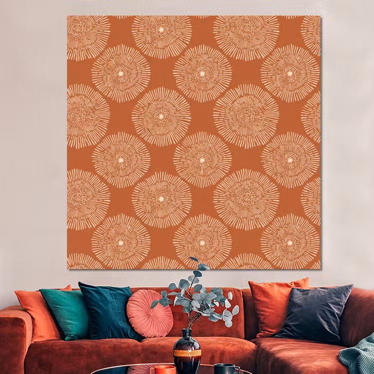 Forex - Cirkels - Grafisch - Patroon - Terracotta — 3