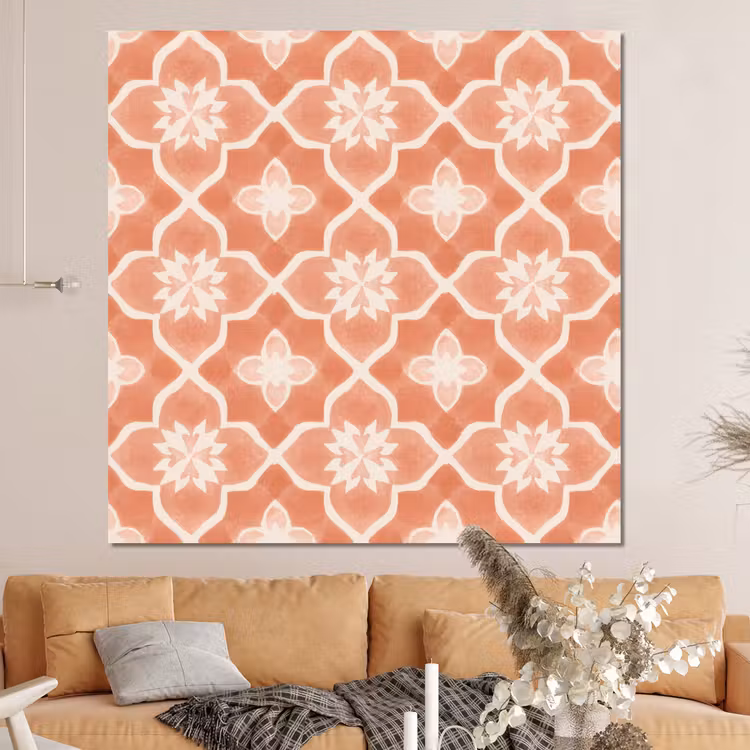 Forex - Tegelpatroon - Arabesk - Vintage - Terracotta — 4