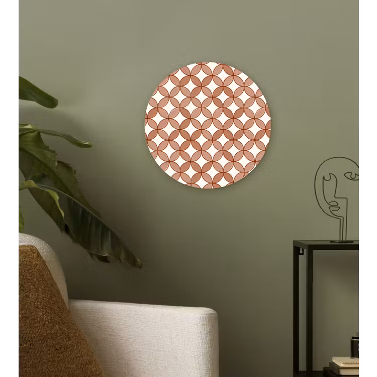 Muurcirkel - Geometrisch - Cirkels - Modern - Terracotta — 3