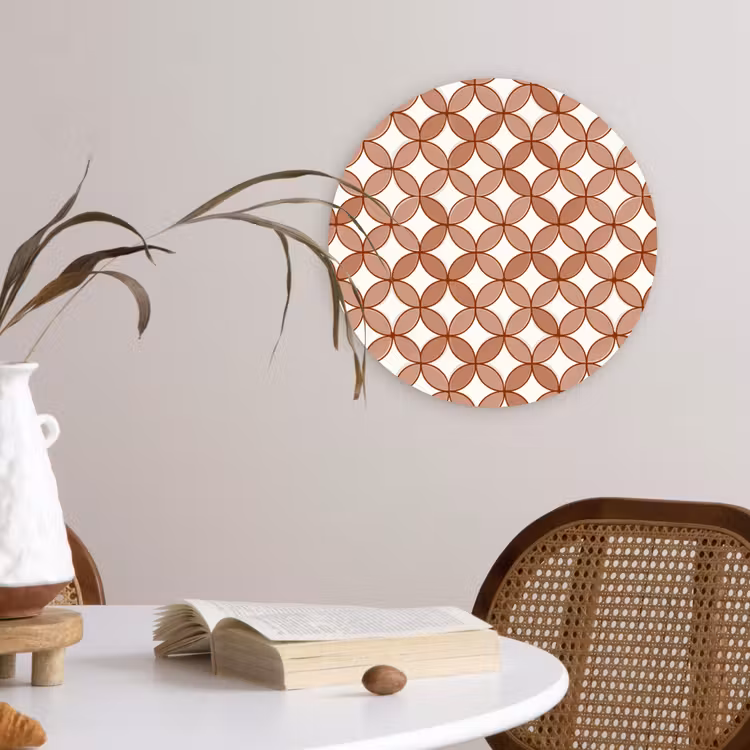 Muurcirkel - Geometrisch - Cirkels - Modern - Terracotta — 4