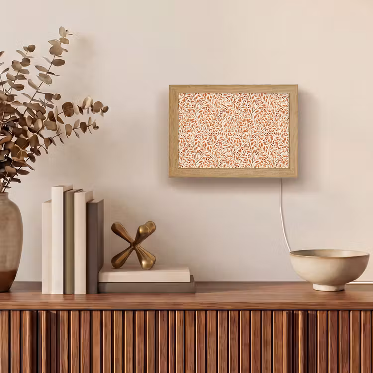 Lightbox - Wandlamp - Bladeren - Botanisch - Terracotta — 4