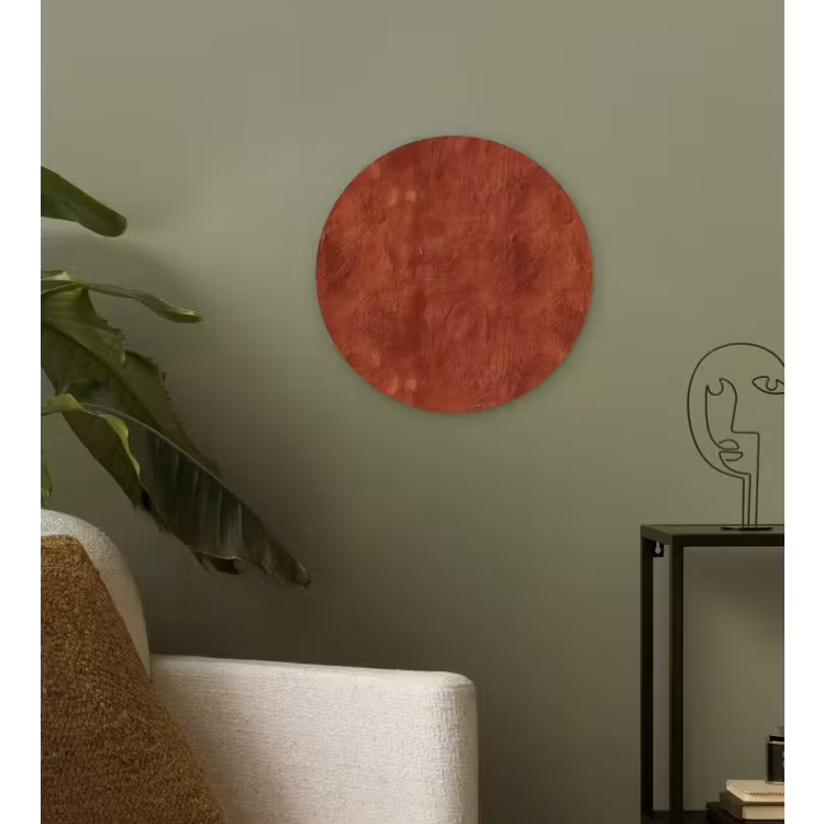 Muurcirkel - Stucwerk - Textuur - Terracotta — 3