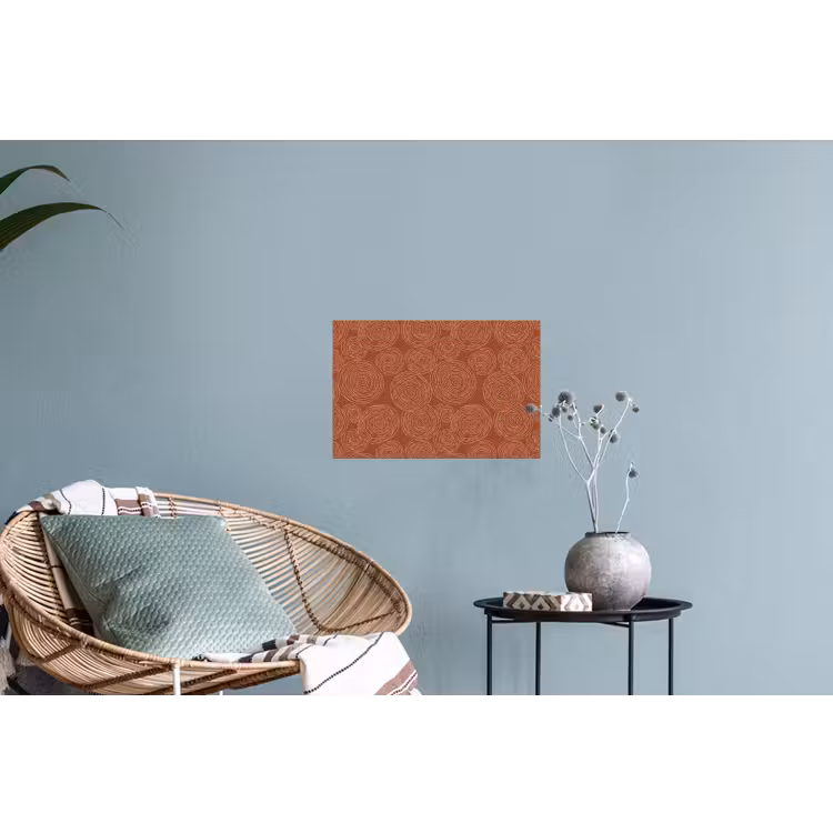 Muursticker - Cirkels - Abstract - Artistiek - Terracotta — 4