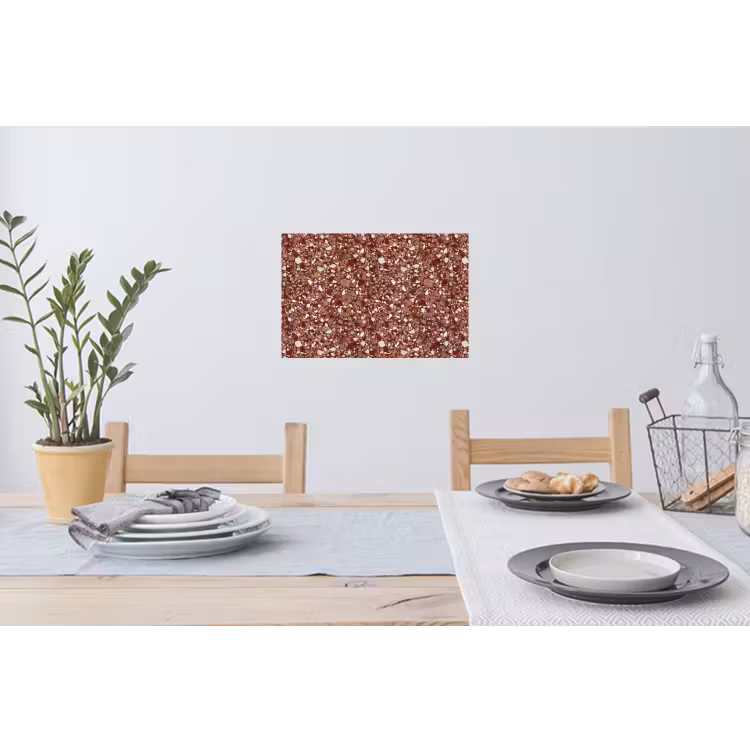 Muursticker - Terrazzo - Patroon - Steentextuur - Roodbruin — 3