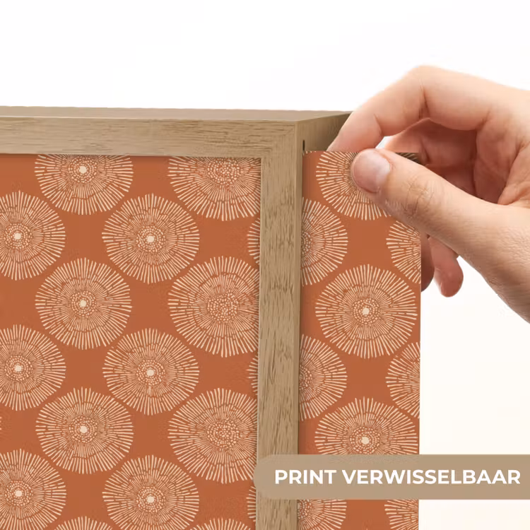 Lightbox - Wandlamp - Cirkels - Grafisch - Patroon - Terracotta — 6