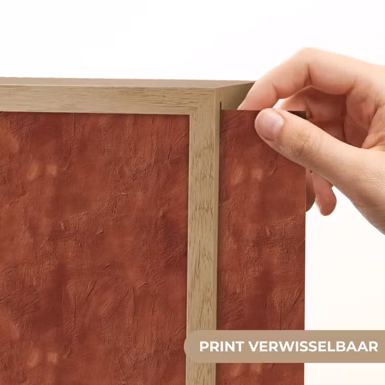 Lightbox - Wandlamp - Stucwerk - Textuur - Terracotta — 6