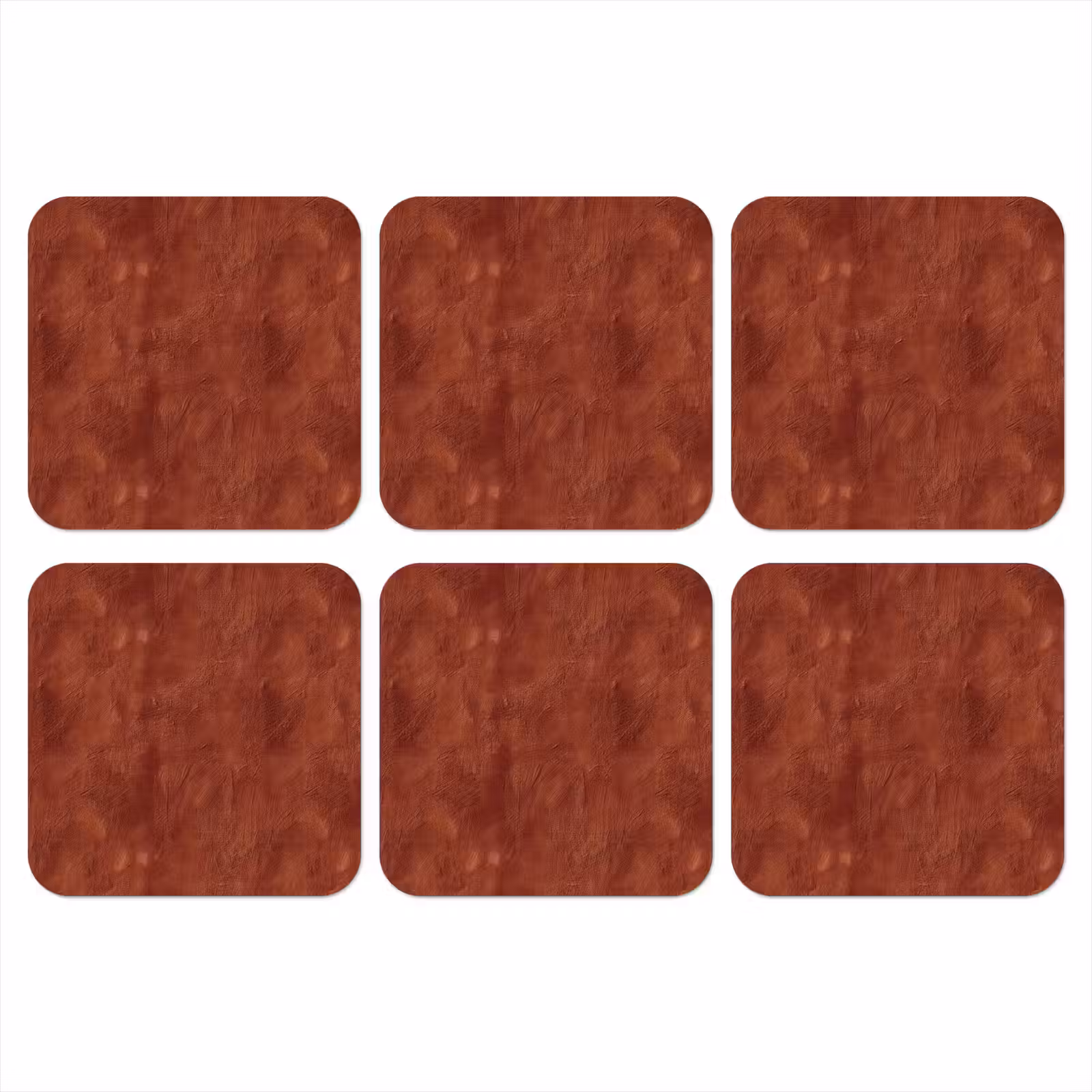 Onderzetter - Stucwerk - Textuur - Terracotta — 1