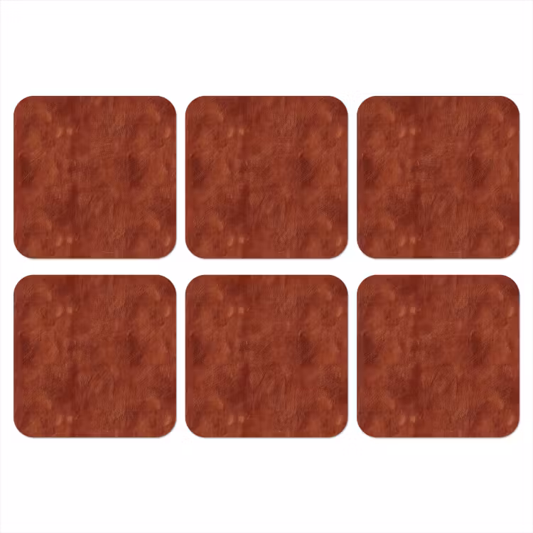 Onderzetter - Stucwerk - Textuur - Terracotta — 1