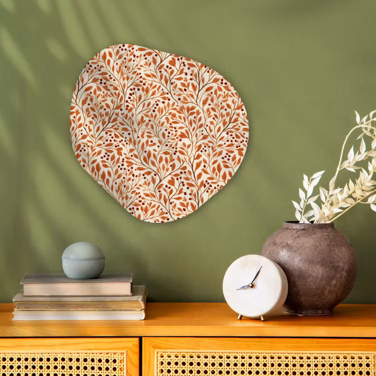 Organisch schilderij - Forex - Bladeren - Botanisch - Terracotta — 2
