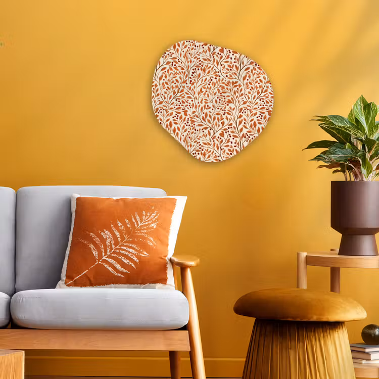 Organisch schilderij - Forex - Bladeren - Botanisch - Terracotta — 3