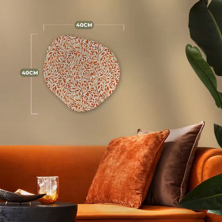 Organisch schilderij - Forex - Bladeren - Botanisch - Terracotta — 4