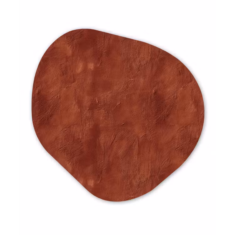 Organisch schilderij - Forex - Stucwerk - Textuur - Terracotta — 1