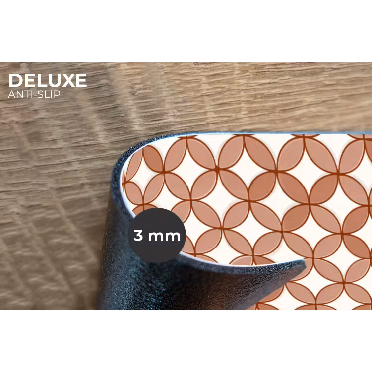 Placemat - 6 stuks - Geometrisch - Cirkels - Modern - Terracotta — 4