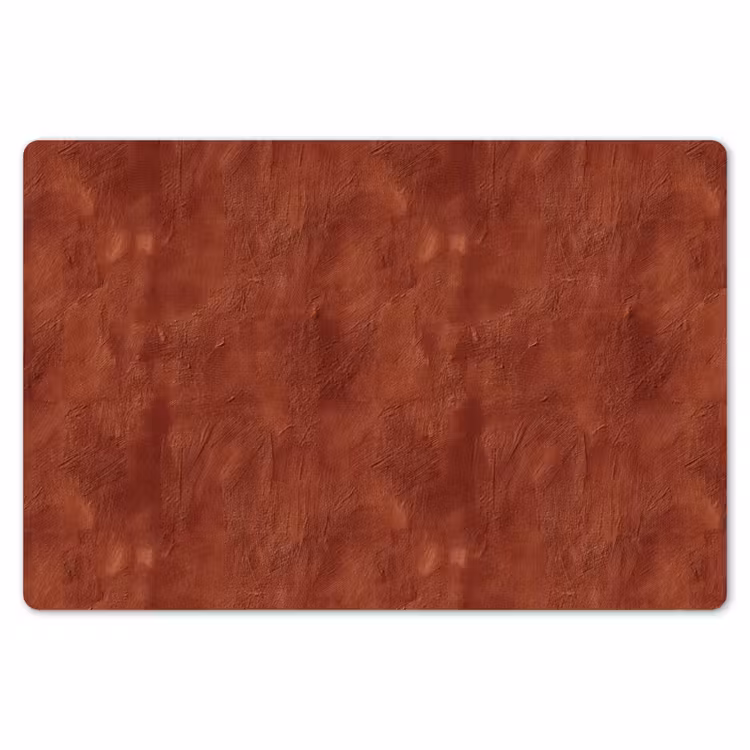 Placemat - 6 stuks - Stucwerk - Textuur - Terracotta — 7