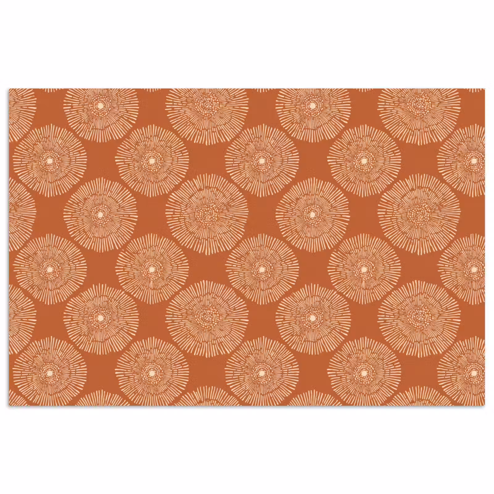 Poster - Cirkels - Grafisch - Patroon - Terracotta — 1
