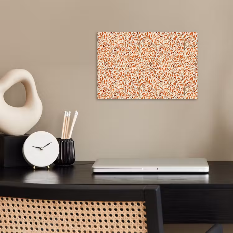 Poster - Bladeren - Botanisch - Terracotta — 2