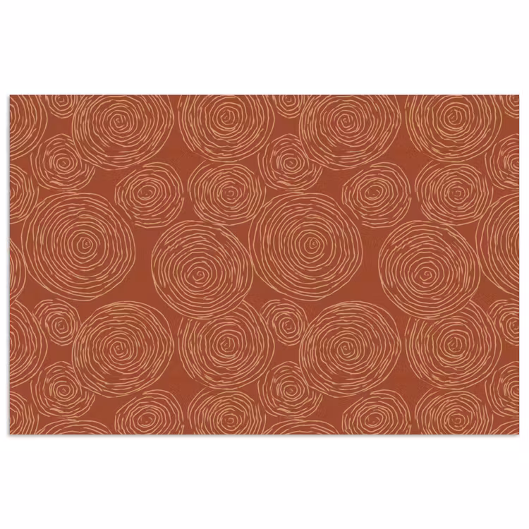 Poster - Cirkels - Abstract - Artistiek - Terracotta — 1