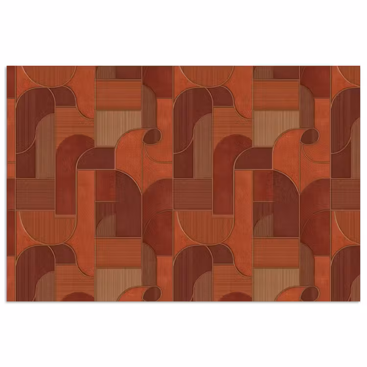 Poster - Geometrisch - Abstract - Textuur - Bruin — 1