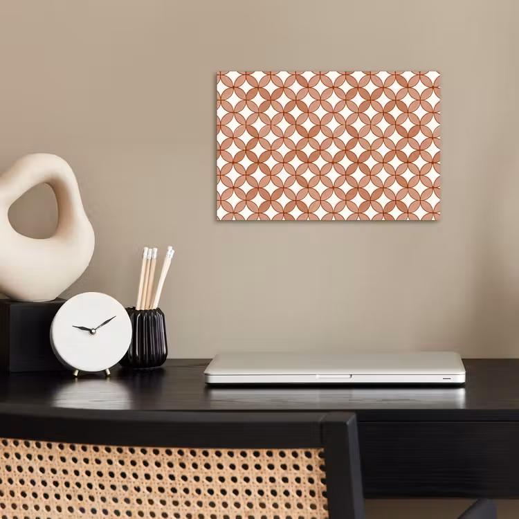 Poster - Geometrisch - Cirkels - Modern - Terracotta — 2