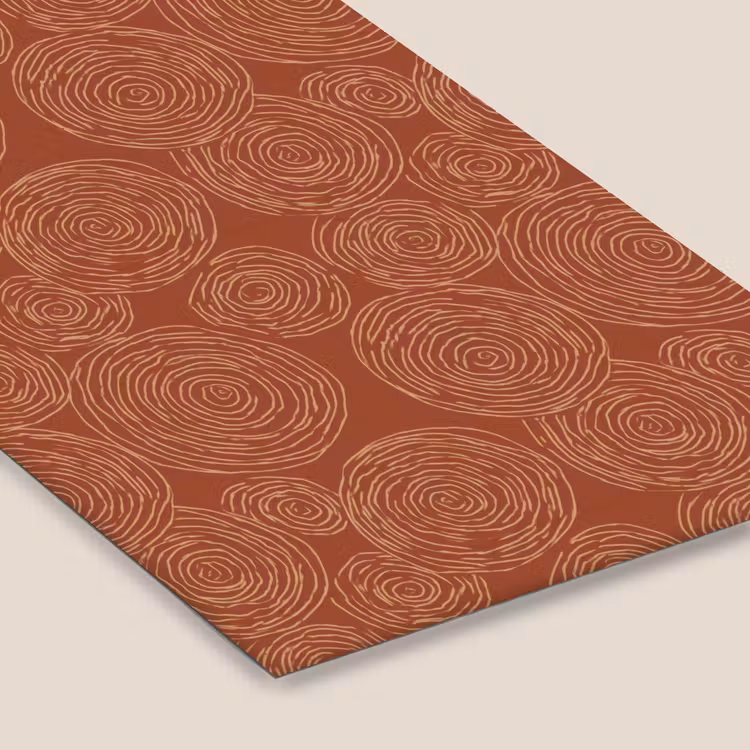Poster met lijst - Cirkels - Abstract - Artistiek - Terracotta — 7