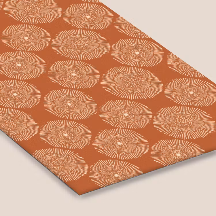 Poster met lijst - Cirkels - Grafisch - Patroon - Terracotta — 7