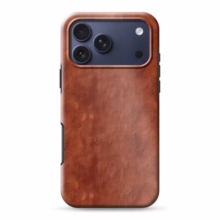 Telefoonhoesje Toughcase - Stucwerk - Textuur - Terracotta — 1