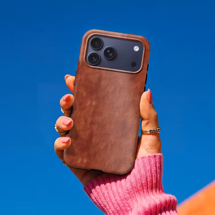 Telefoonhoesje Toughcase - Stucwerk - Textuur - Terracotta — 2