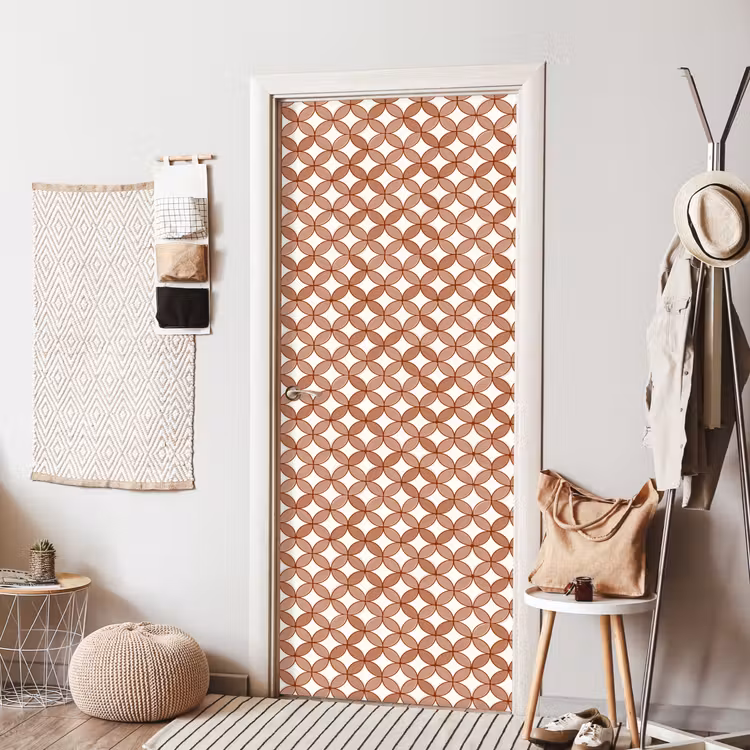 Deursticker - Geometrisch - Cirkels - Modern - Terracotta — 8